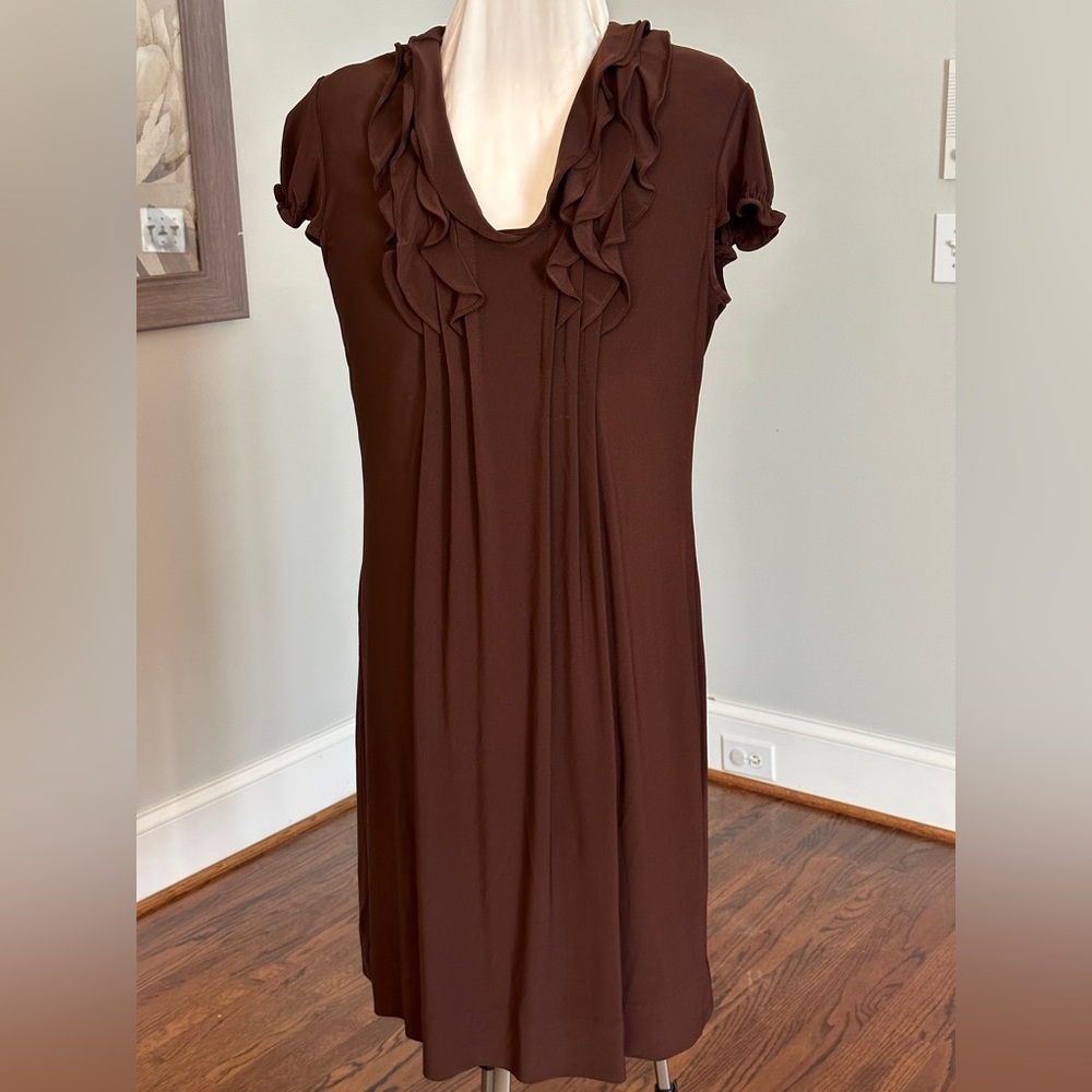 Dress Barn size 12 chocolate brown dress